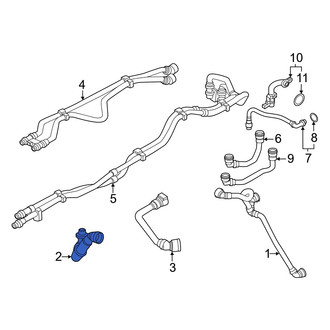 BMW OE - Front Drive Motor Battery Pack Coolant Hose
