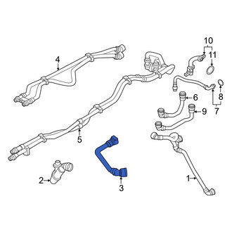 BMW OE - Rear Drive Motor Battery Pack Coolant Hose