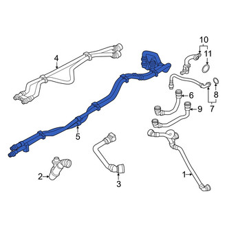 BMW OE - Rear Drive Motor Battery Pack Coolant Hose