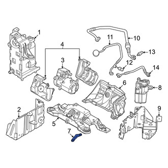BMW OE - Left Lower A/C Compressor Bracket