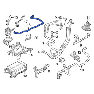 BMW OE - Drive Motor Battery Pack Coolant Hose