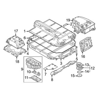 BMW OE - Electrical - Battery (High Voltage Mounting Components)