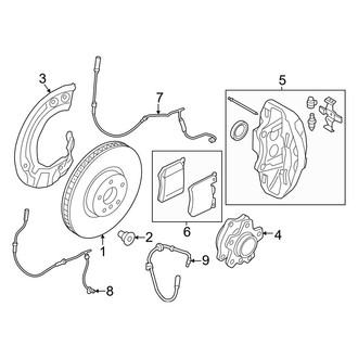 BMW OE - Front Suspension - Brake Components (RWD)