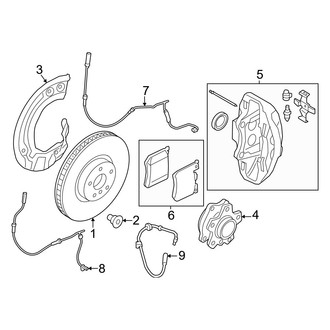 BMW OE - Front Suspension - Brake Components (RWD)