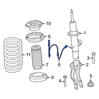 BMW OE - Front Suspension Self-Leveling Wiring Harness