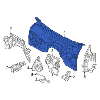 BMW OE - Center Upper Engine Compartment Insulation