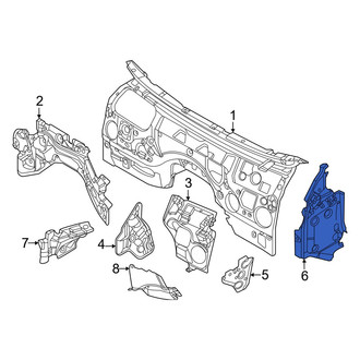 BMW OE - Left Upper Engine Compartment Insulation