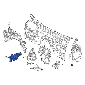 BMW OE - Right Lower Outer Engine Compartment Insulation