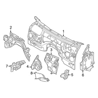 BMW OE - Cowl - Sound Insulators