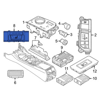 BMW OE - Left Seat Heater Switch
