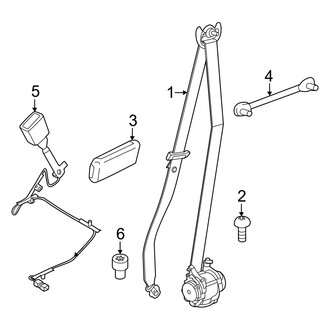 BMW OE - Restraint Systems - Front Seat Belts
