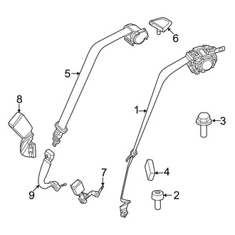 BMW OE - Restraint Systems - Rear Seat Belts