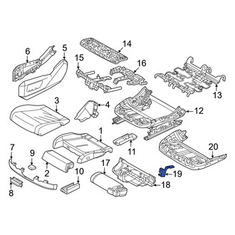 BMW OE - Front Right Fire Extinguisher Mount Bracket