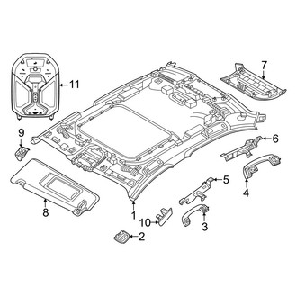 BMW OE - Roof - Interior Trim (W/O Panoramic Roof)