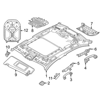 BMW OE - Roof - Interior Trim (With Panoramic Roof)