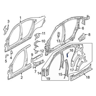 BMW OE - Body B-Pillar Reinforcement