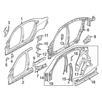 BMW OE - Pillars, Rocker & Floor - Uniside