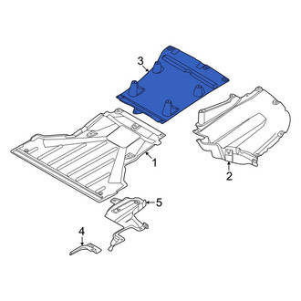 BMW OE - Front Left Floor Pan Splash Shield