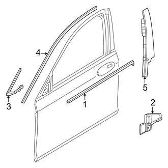 BMW OE - Front Door - Exterior Trim