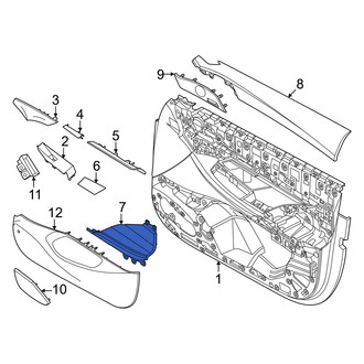 BMW OE - Rear Left Door Armrest