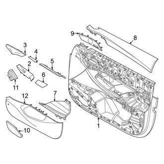 BMW OE - Front Door - Interior Trim (Door Trim & Components)