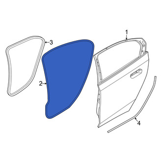 BMW OE - Rear Inner Door Seal