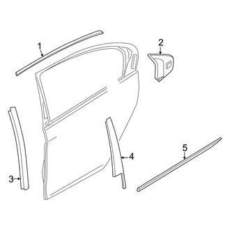 BMW OE - Rear Door - Exterior Trim