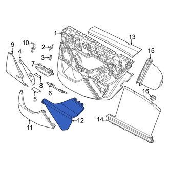 BMW OE - Rear Left Door Armrest