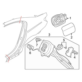 BMW OE - Quarter Panel & Components (Charging Port)