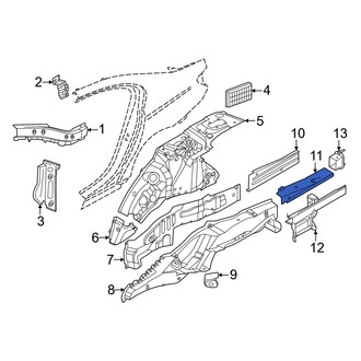 BMW OE - Rear Center Left Frame Side Member Bracket