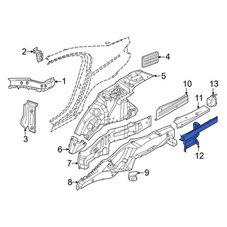 BMW OE - Rear Left Outer Frame Side Member Bracket