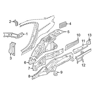 BMW OE - Quarter Panel - Inner Structure