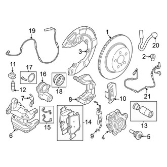 BMW OE - Rear Suspension - Brake Components (RWD)