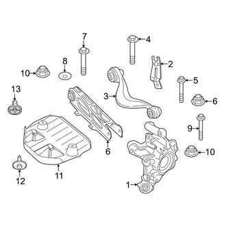 BMW OE - Rear Suspension - Suspension Components (Knuckle & Control Arms), (RWD)