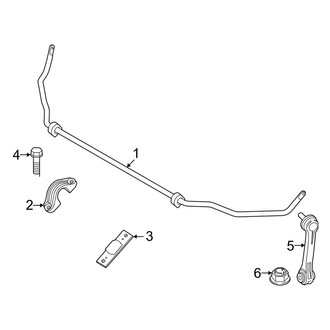 BMW OE - Rear Suspension - Stabilizer Bar & Components (RWD)