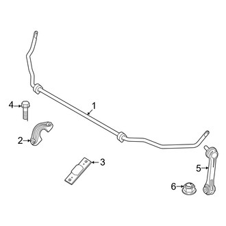 BMW OE - Rear Suspension - Stabilizer Bar & Components