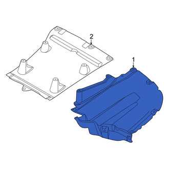 BMW OE - Rear Right Floor Pan Splash Shield
