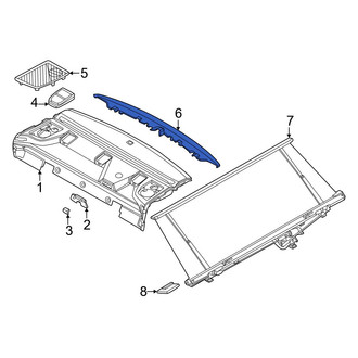 BMW OE - Rear Center Speaker Cover