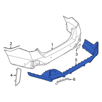 BMW OE - Rear Lower Bumper Cover