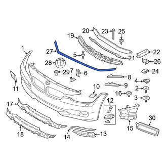 BMW OE - Front Bumper Seal