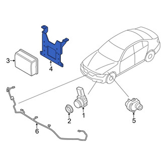 BMW OE - Front Cruise Control Distance Sensor Bracket