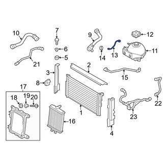 BMW OE - Engine Coolant Crossover Pipe