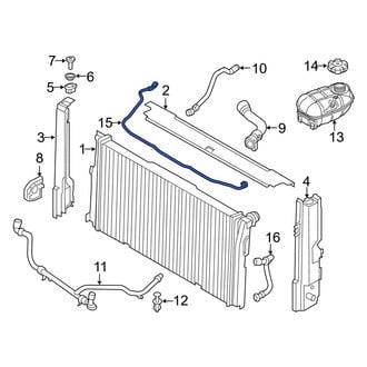 BMW OE - Engine Coolant Crossover Pipe