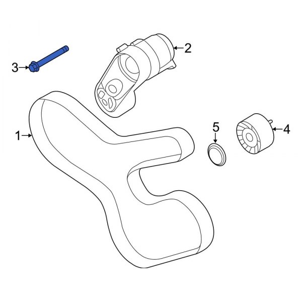 Belt Tensioner Bolt