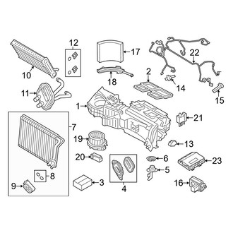 BMW OE - Air Conditioner & Heater - Evaporator & Heater Components