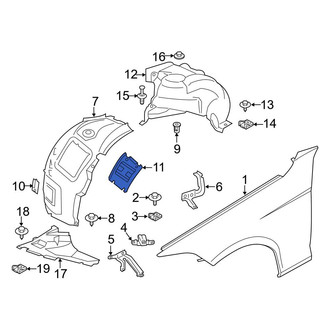 BMW OE - Front Wheel Housing Access Cover