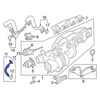 BMW OE - Turbocharger Oil Line