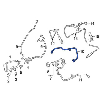 BMW OE - Upper Evaporative Emissions System Lines