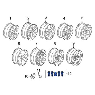 BMW OE - Wheel Lock Set