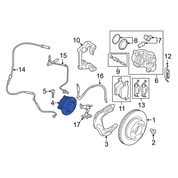 Wheel Bearing and Hub Assembly